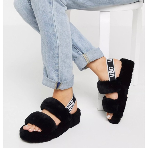 UGG Shoes - NWOT UGG Oh Fluffita Shearling Slingback Slippers
